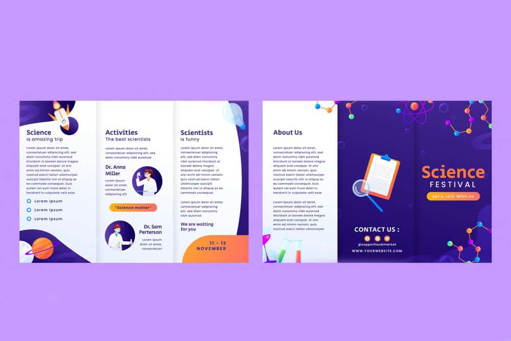 بروشور برای مدرسه