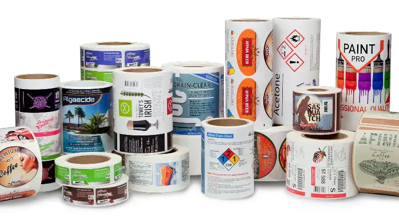 لیبل pvc رنگی