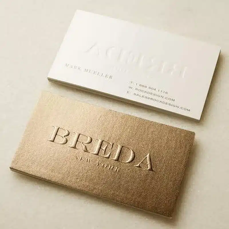 قیمت کارت ویزیت برجسته