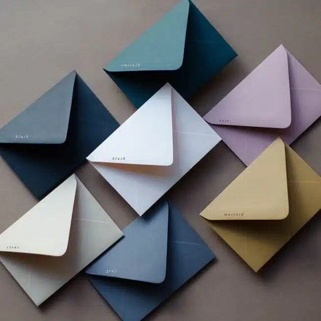 نکات طراحی پاکت برای چاپ با رنگ پنتون