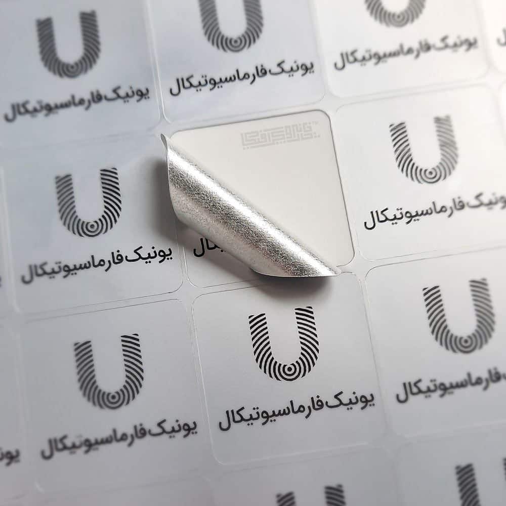 چاپ لیبل متالایز نقرهای