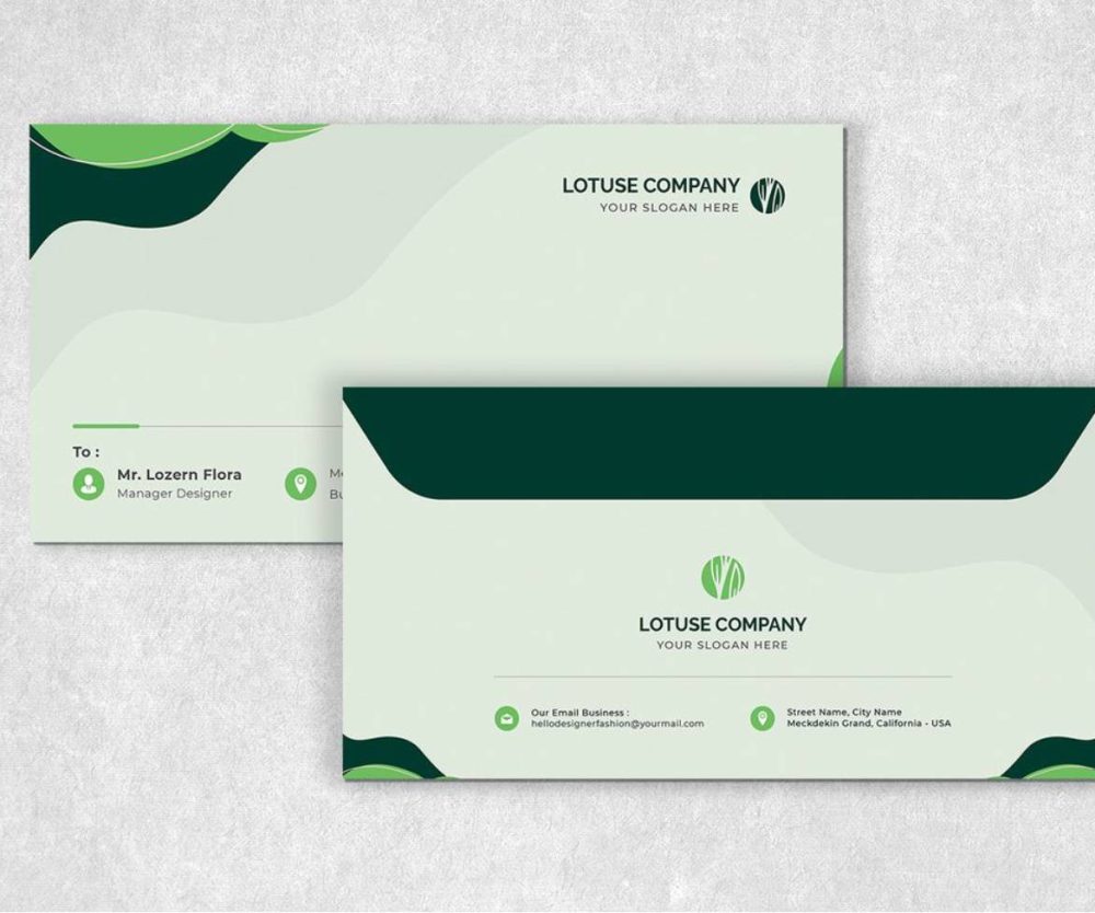 چاپ پاکت نامه ملخی